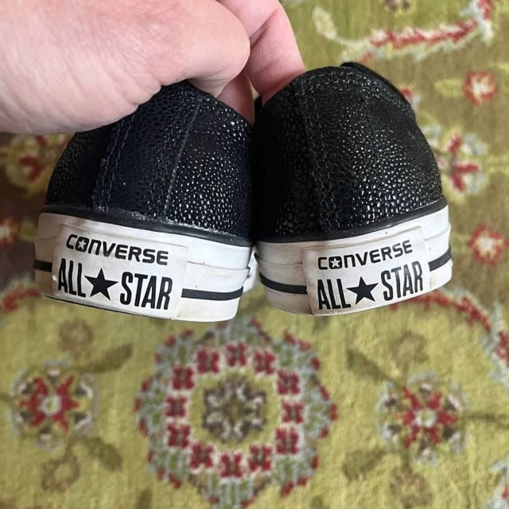 Converse Pebbled Leather Sneakers - Picture 5 of 5